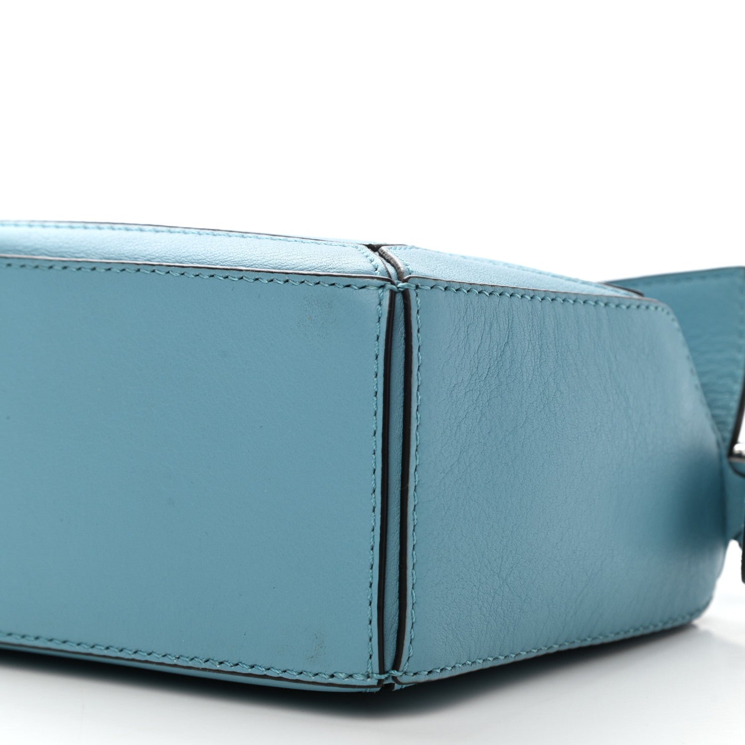 Loewe Calfskin Mini Puzzle Bag Blue 10 of 10