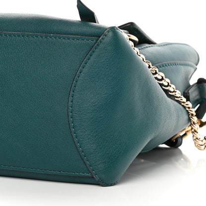 Chloe Calfskin Small Faye Day Shoulder Bag Blue 10 of 14