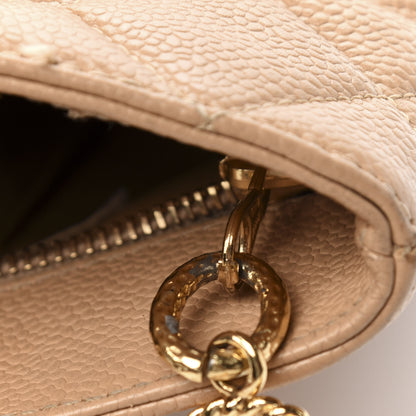 Chanel Caviar Quilted Medallion Tote Beige 11 of 14
