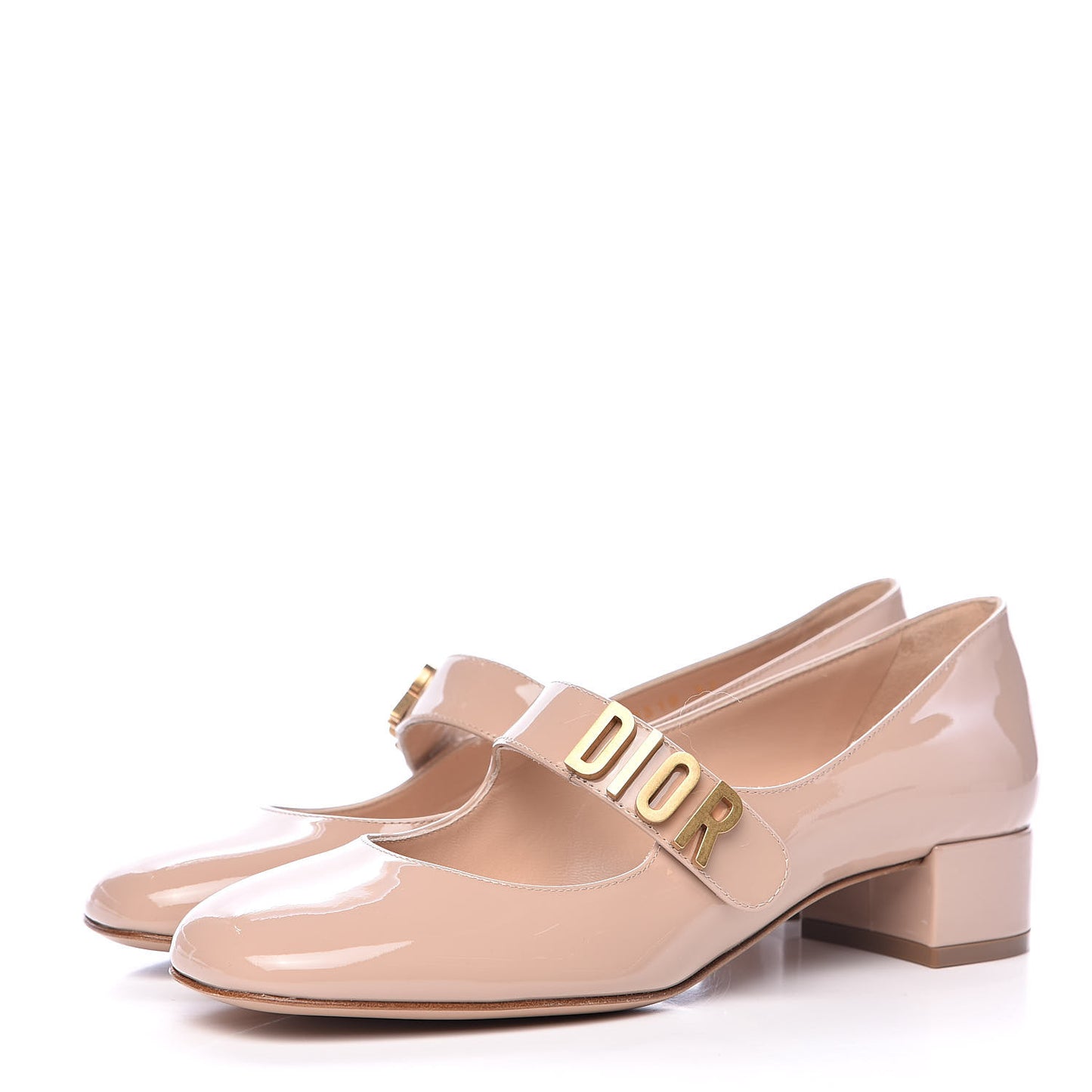 Patent Baby-D Ballet Pumps 37 Nude