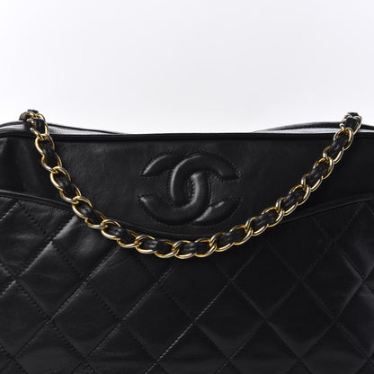 Chanel Lambskin Quilted CC Tassel Camera Case Black 10 of 12
