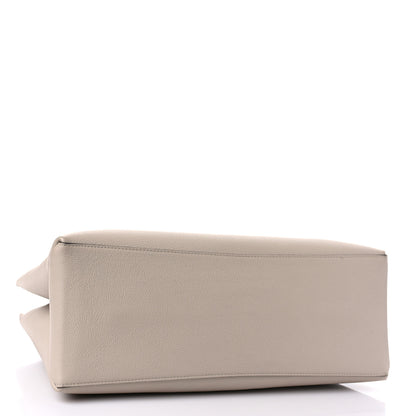 Louis Vuitton Grained Calfskin Lockme Shopper Greige 4 of 8