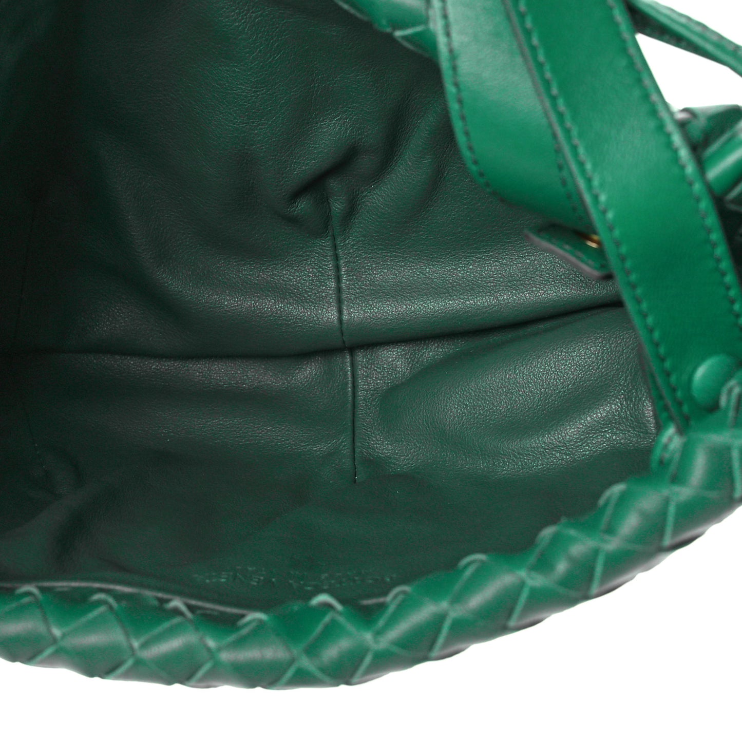 Nappa Intrecciato Small Bulb Racing Green
