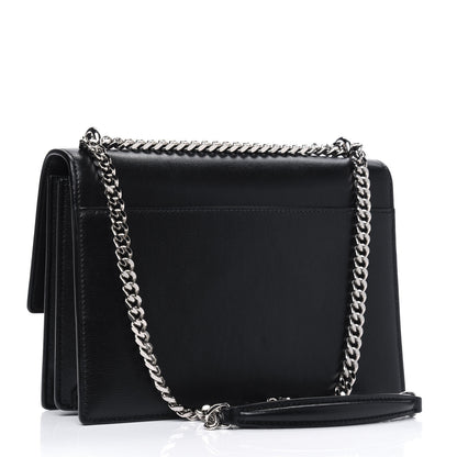 Saint Laurent Calfskin Medium Monogram Sunset Black 2 of 6
