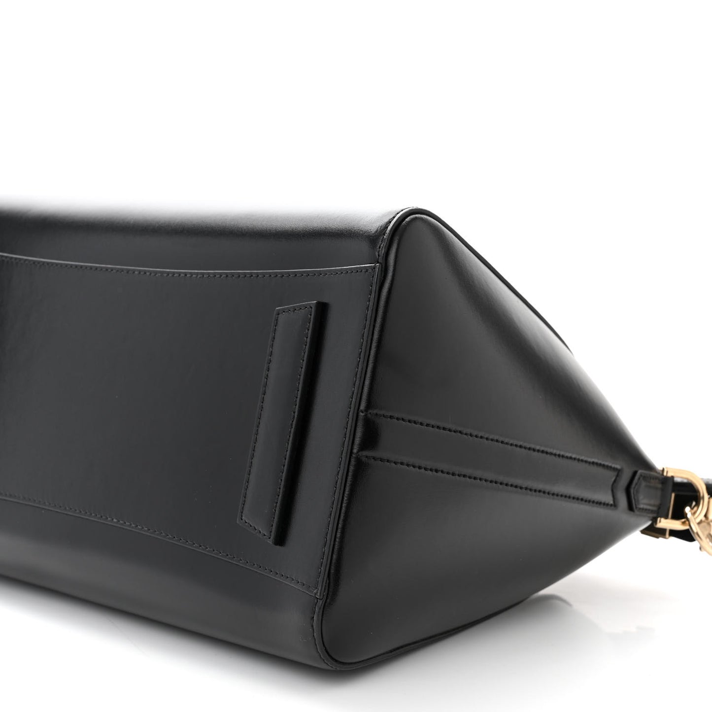 Shiny Lord Calfskin Medium Antigona Black