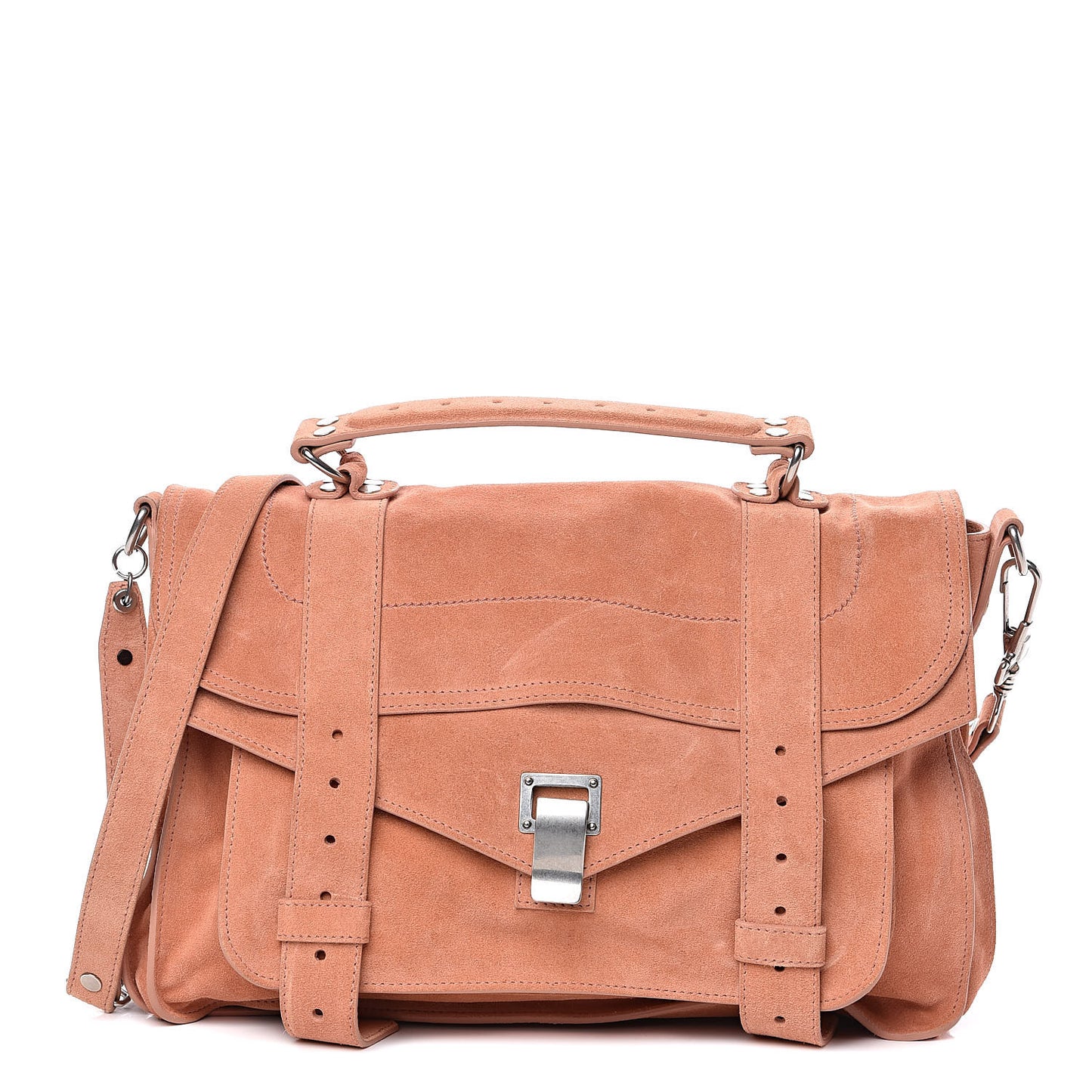 Suede Medium PS1 Satchel Fawn