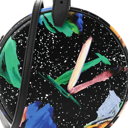 Louis Vuitton Calfskin Splash Print Petite Boite Chapeau Black 7 of 11