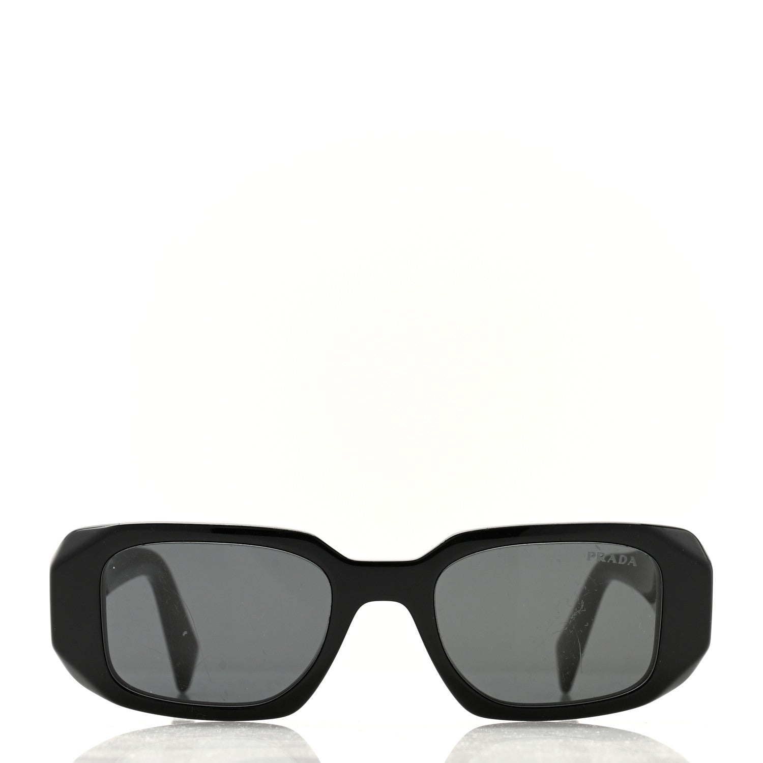 Prada Acetate Symbole Sunglasses SPR 17W Black 2 of 8