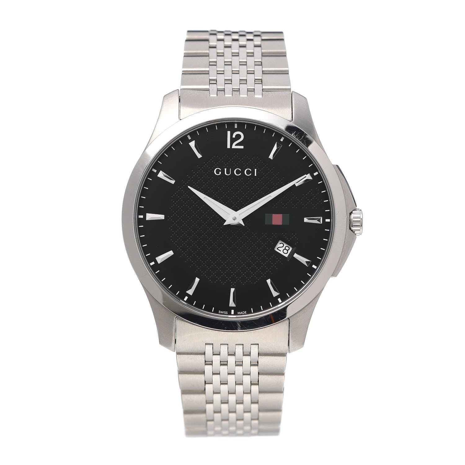 Gucci Stainless Steel 40mm G-Timeless Quartz Watch Black 1 of 6