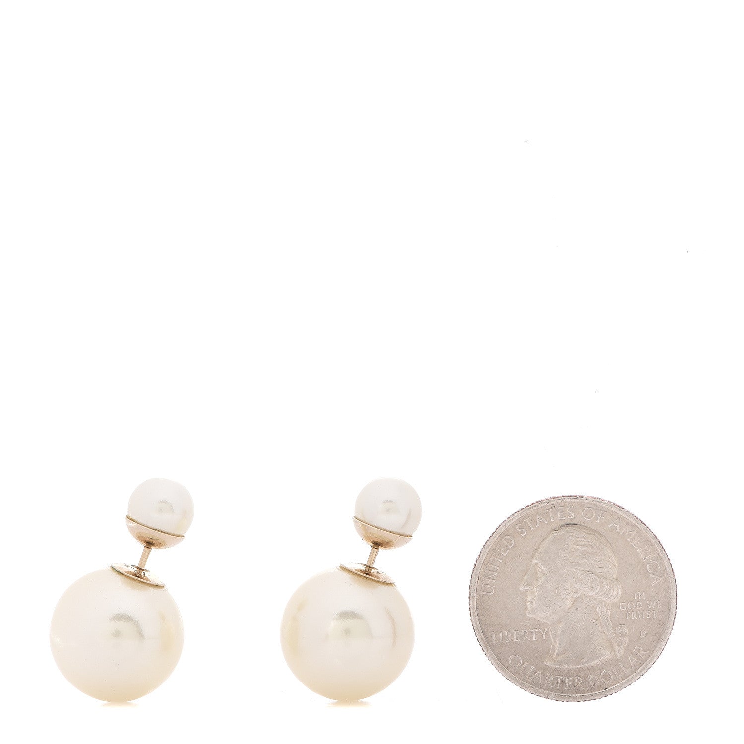 Christian Dior Pearl Mise En Dior Tribal Earrings 2 of 4