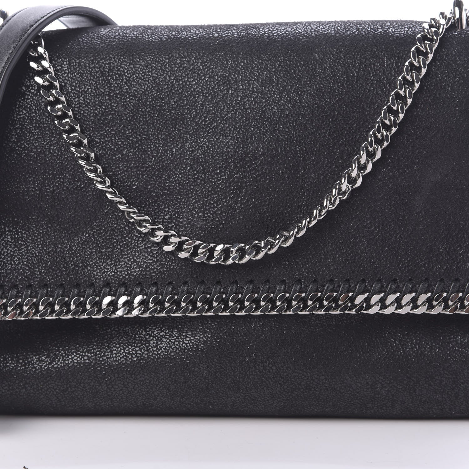 Stella McCartney Shaggy Deer Falabella Messenger Black 9 of 9