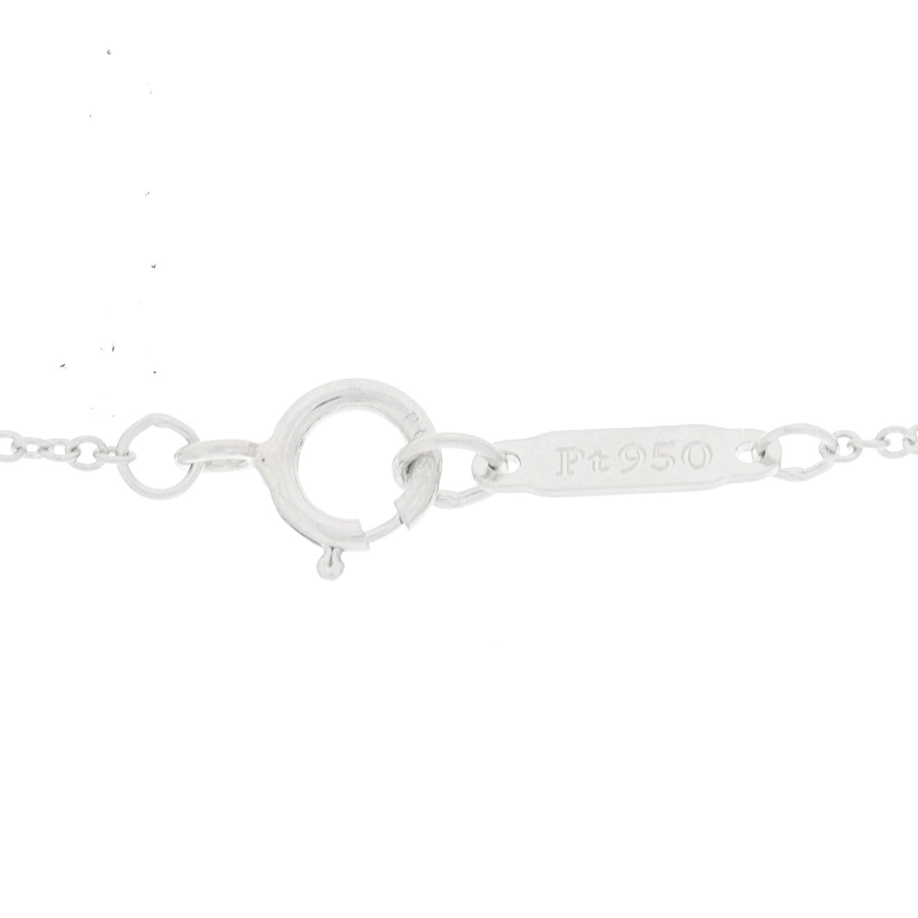 Platinum Diamond Horseshoe Pendant Necklace