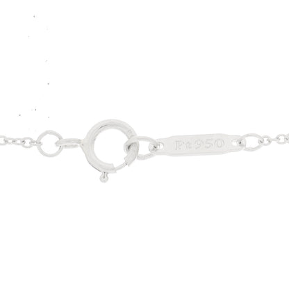 Tiffany Platinum Diamond Horseshoe Pendant Necklace 4 of 5