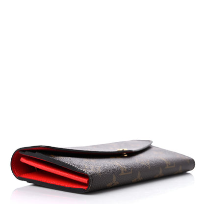 Louis Vuitton Monogram Sarah Wallet NM Coquelicot 4 of 12
