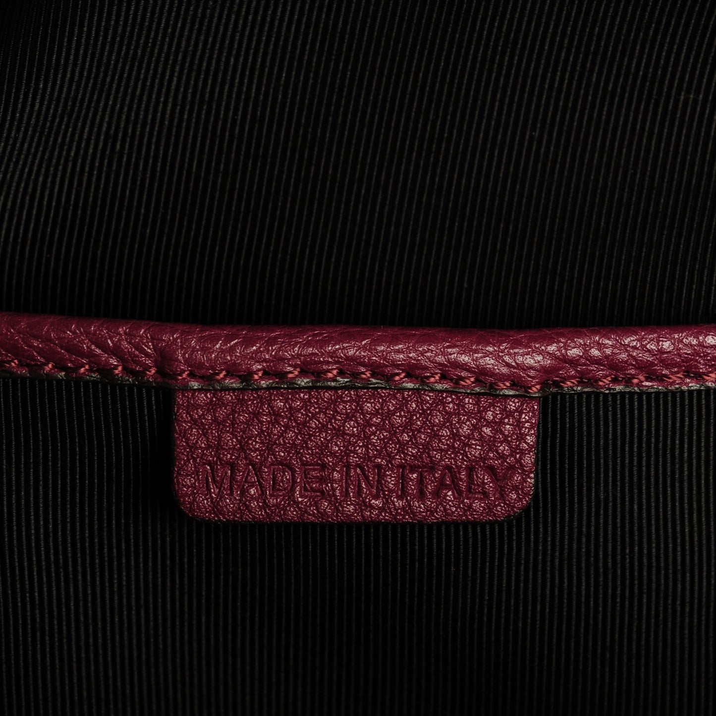 Grainy Calfskin Small Bloomsbury Elderberry