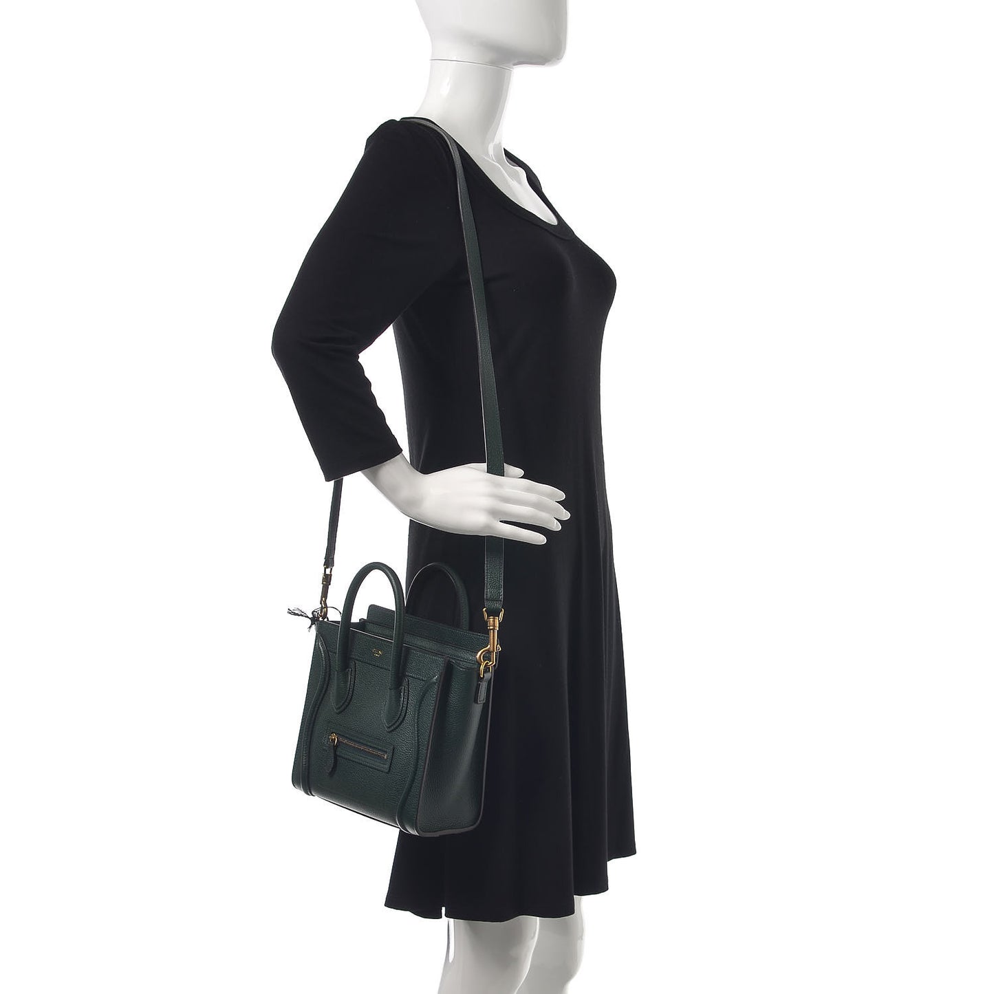 Drummed Calfskin Nano Luggage Amazone