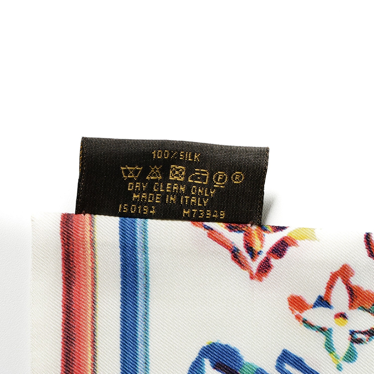 Louis Vuitton Silk Monogram Rainbow Bandeau White 4 of 4