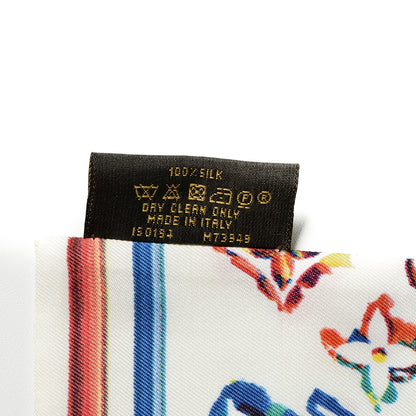 Louis Vuitton Silk Monogram Rainbow Bandeau White 4 of 4