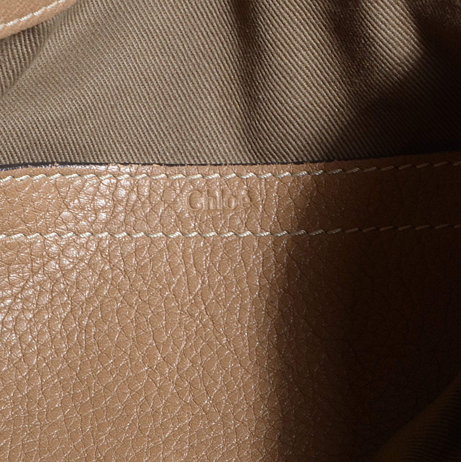 Chloe Calfskin Medium Marcie Round Crossbody Bag Nut 6 of 8