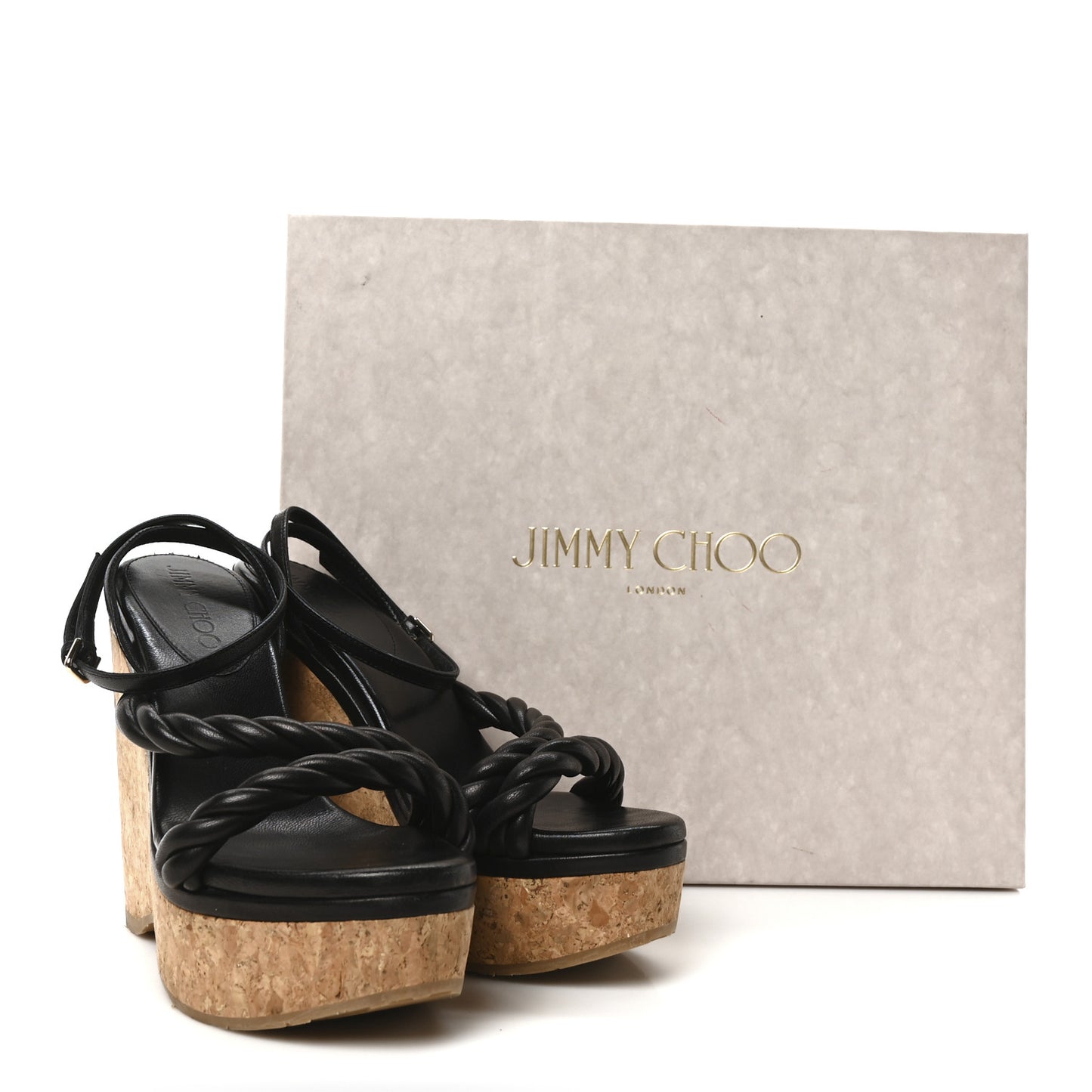 Nappa Diosa 130 Wedge Sandals 37 Black