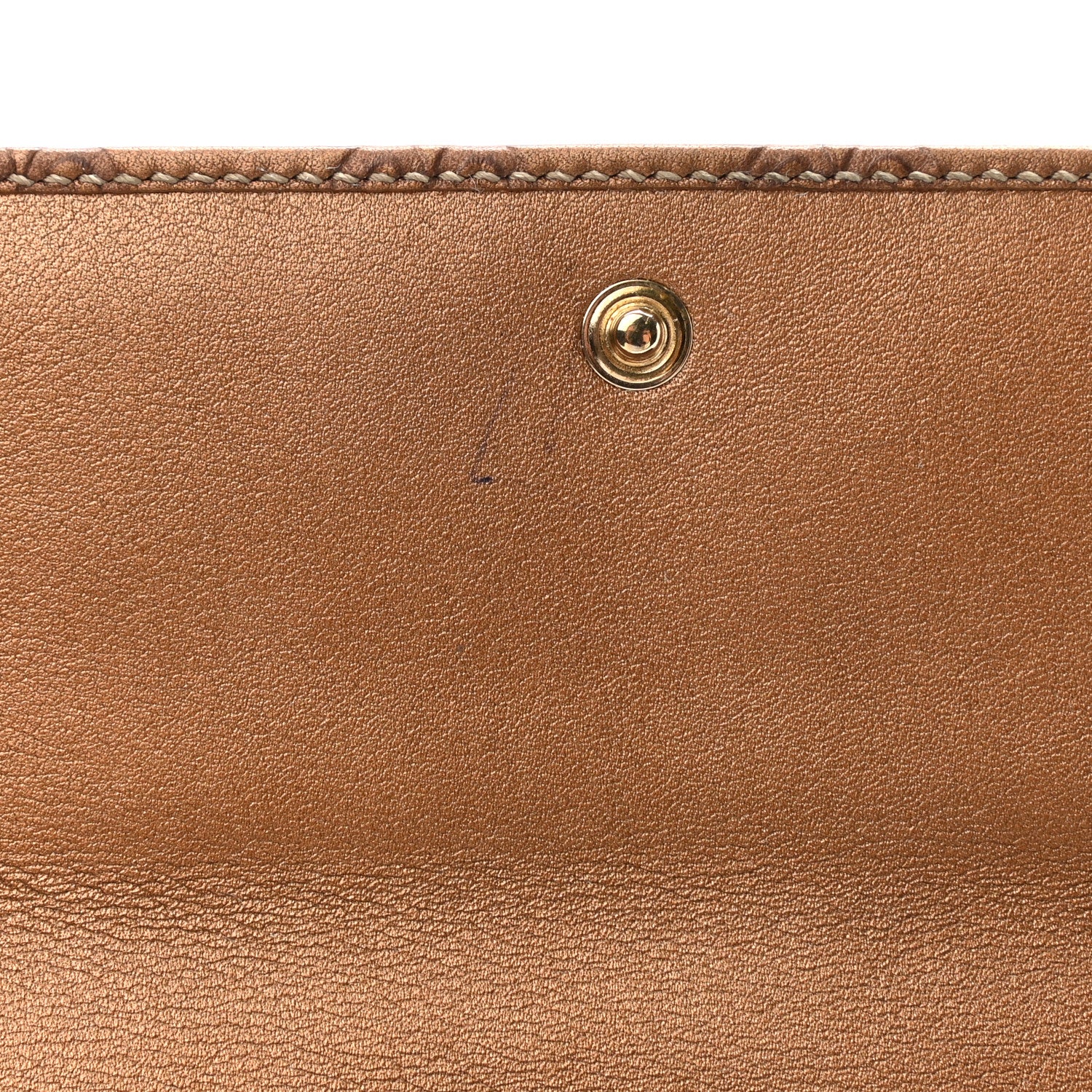 Gucci Metallic Guccissima Lovely Heart Continental Wallet Bronze 7 of 9