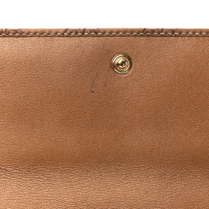 Gucci Metallic Guccissima Lovely Heart Continental Wallet Bronze 7 of 9