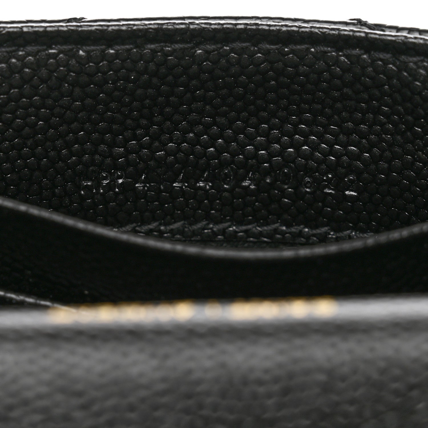 Saint Laurent Grain De Poudre Matelasse Chevron Small Monogram Envelope Wallet Black 7 of 8