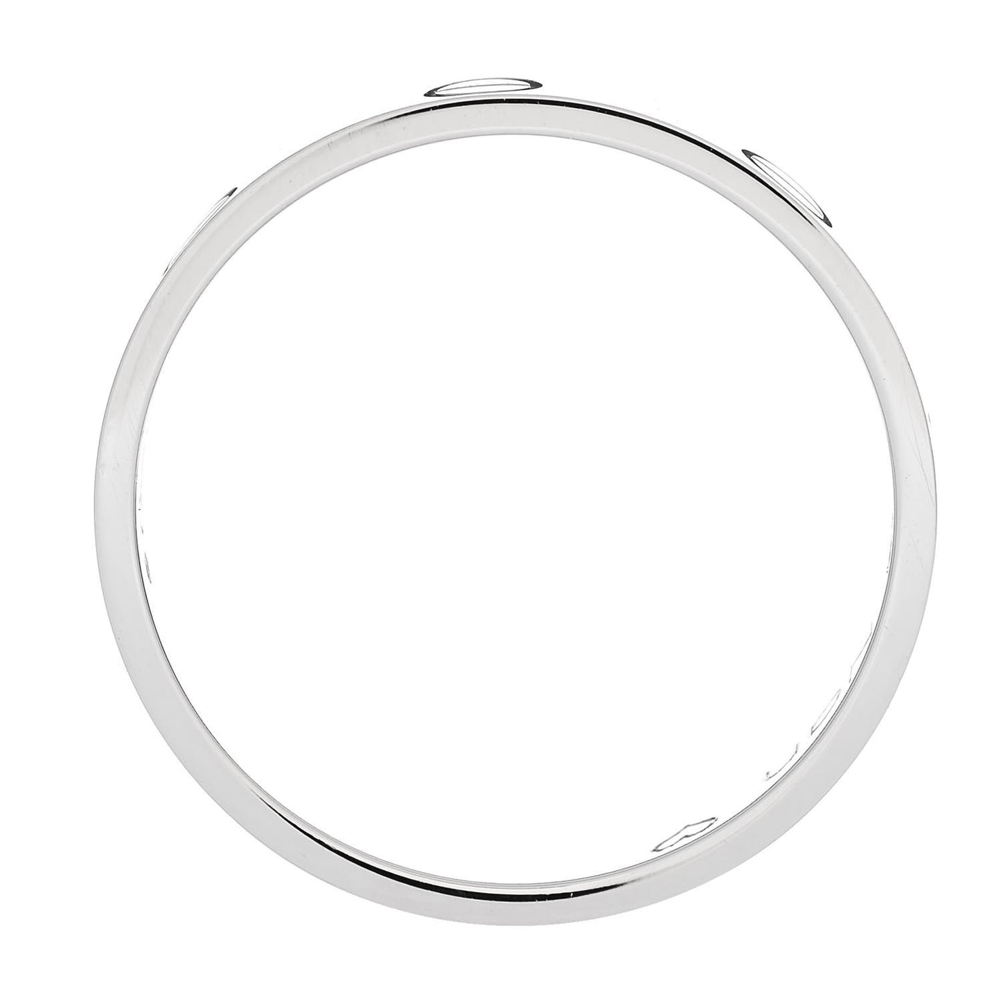 Platinum 3.5mm LOVE Wedding Band Ring 57 8