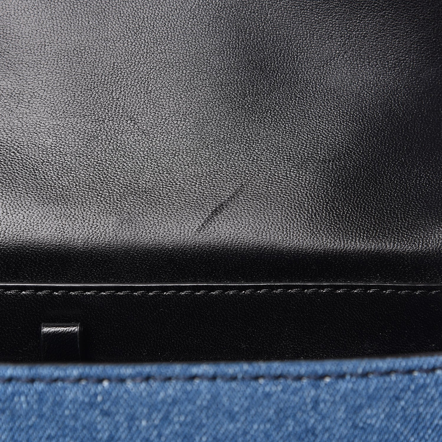 3.1 Phillip Lim 3.1 Denim Alix Soft Flap Clutch Washed Indigo 9 of 9