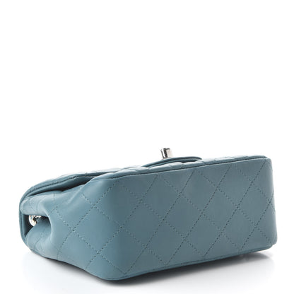 Chanel Lambskin Quilted Mini Square Flap Blue 4 of 10