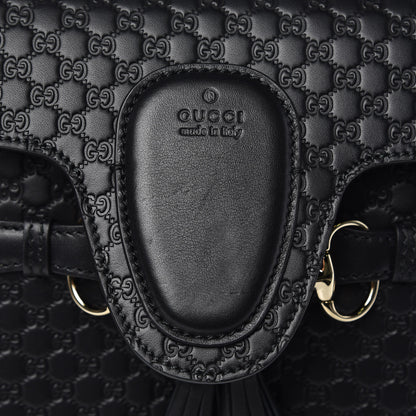 Gucci Microguccissima Medium Emily Chain Shoulder Bag Black 9 of 9