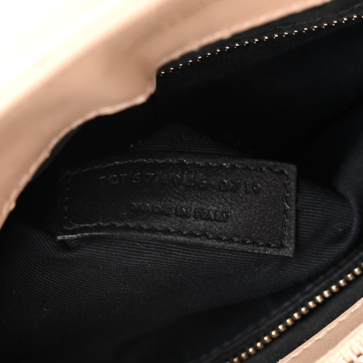 Calfskin Y Quilted Monogram Medium Loulou Chain Satchel Dark Beige