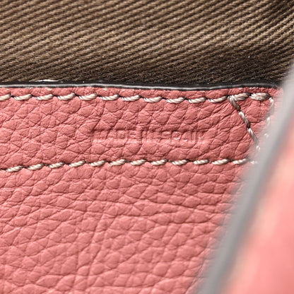 Chloe Calfskin Mini Marcie Round Crossbody Bag Rusty Pink 7 of 14