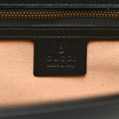 Gucci Calfskin Matelasse GG Marmont Clutch Black 6 of 10