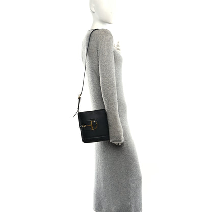 Gucci Arabella Calfskin Horsebit 73 Medium Bucket Bag Black 2 of 10