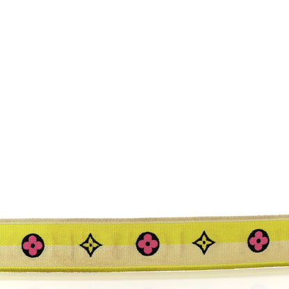 Louis Vuitton Jacquard Alma BB Shoulder Strap Yellow Citron 3 of 4