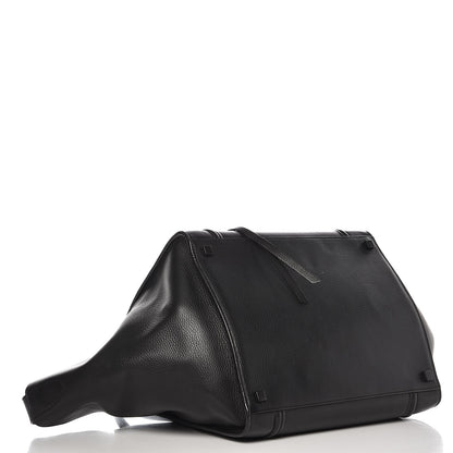 Celine Supple Calfskin Medium Phantom Luggage Black 4 of 12