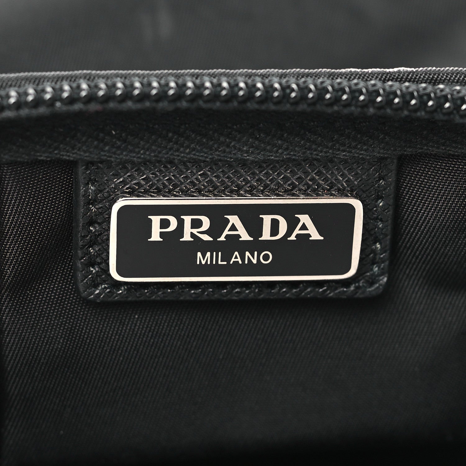 Prada Tessuto Nylon Vela Cosmetic Pouch Black 6 of 8