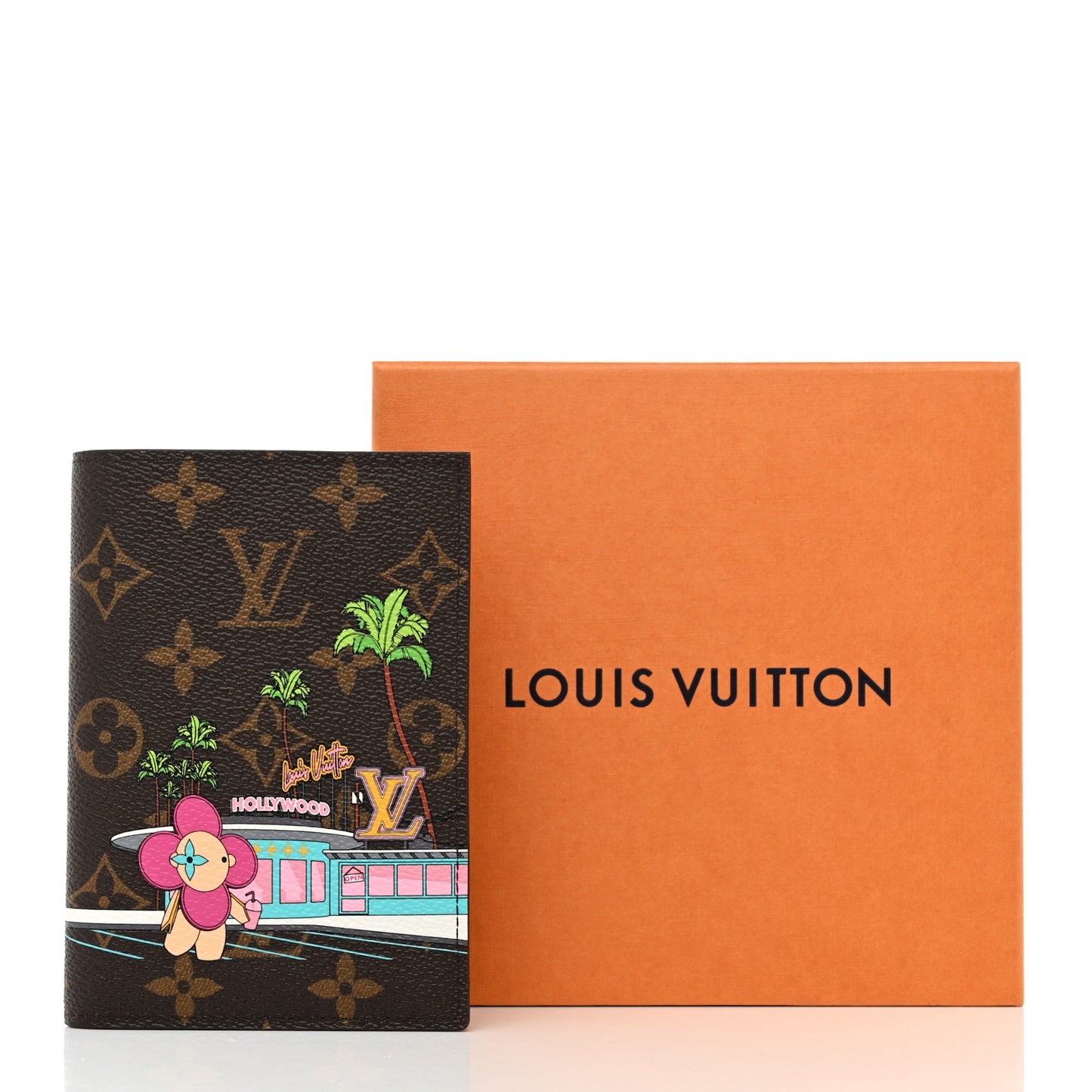 Monogram 2021 Christmas Animation Hollywood Passport Cover Fuchsia