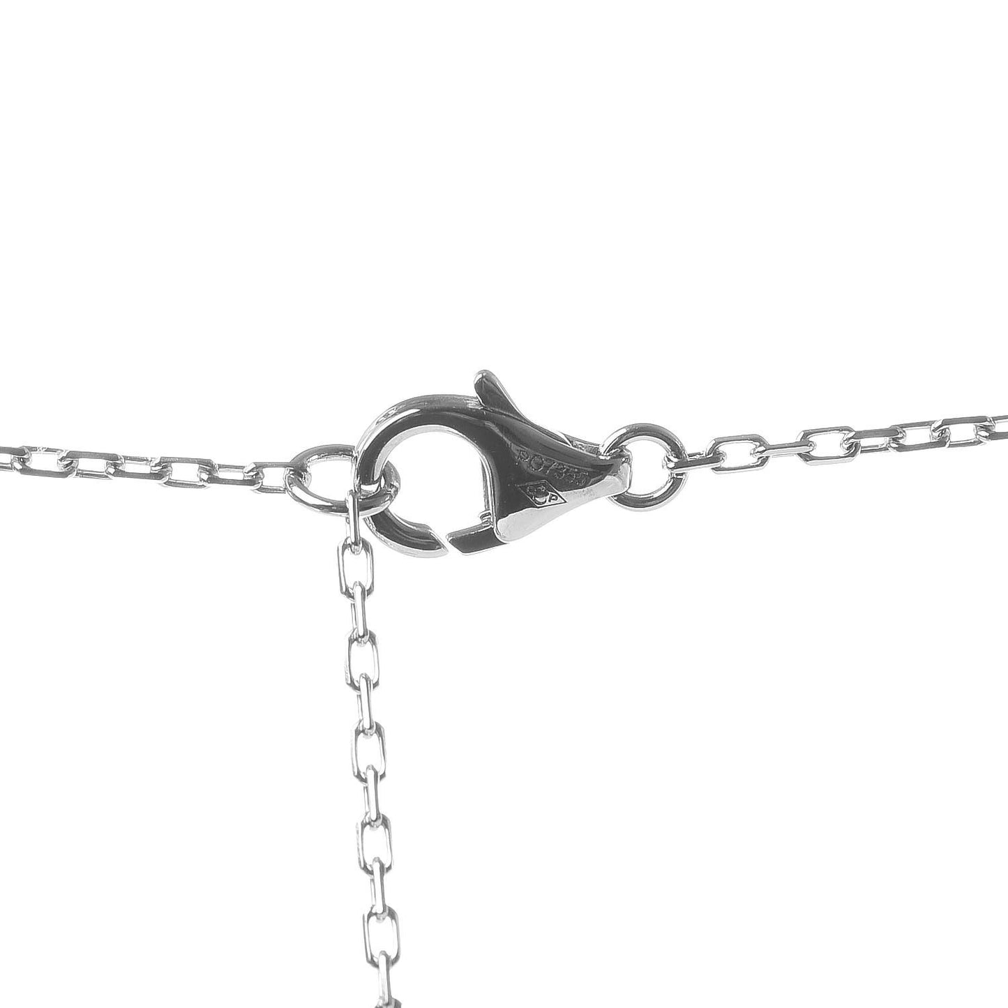 18K White Gold Diamond SM D'Amour Pendant Necklace