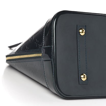 Louis Vuitton Vernis Alma GM Blue Nuit 7 of 9