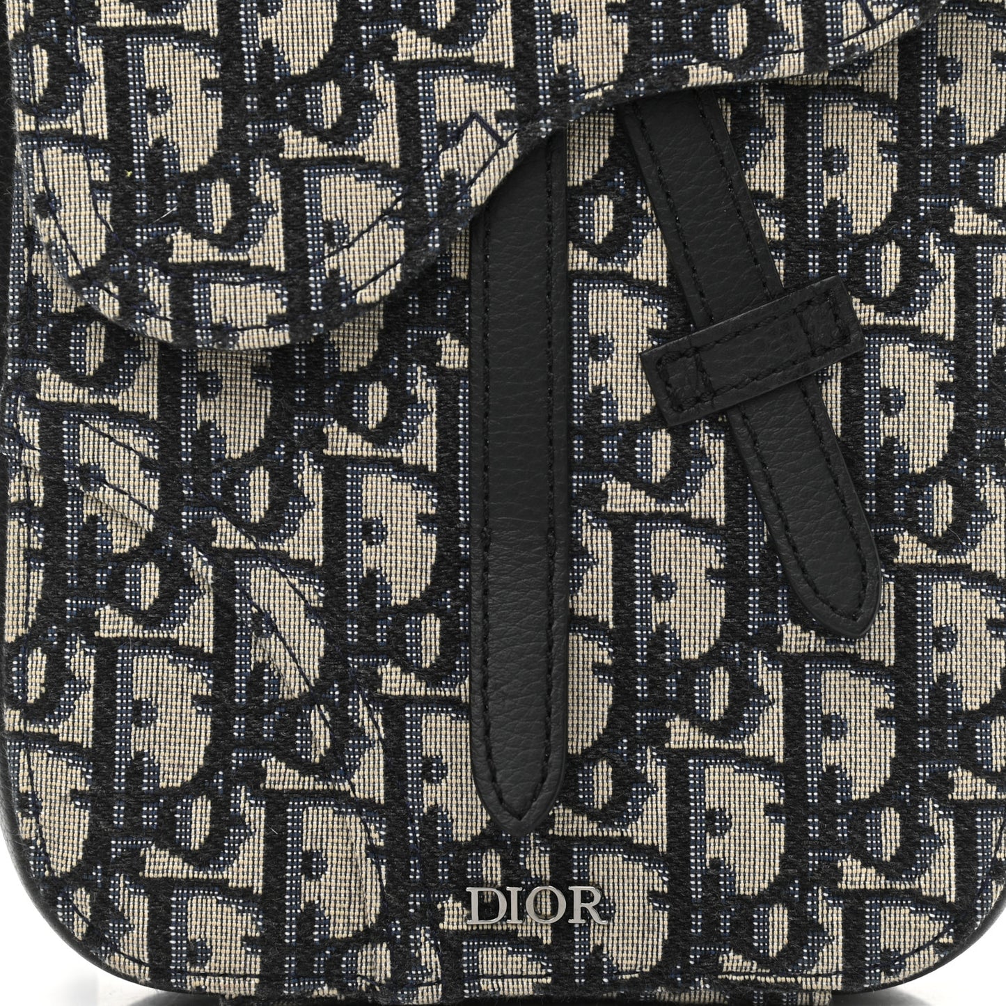 Oblique Saddle Pouch Blue