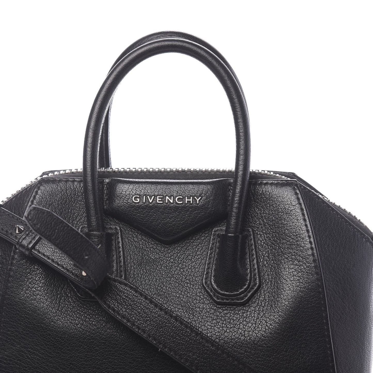 Sugar Goatskin Mini Antigona Black