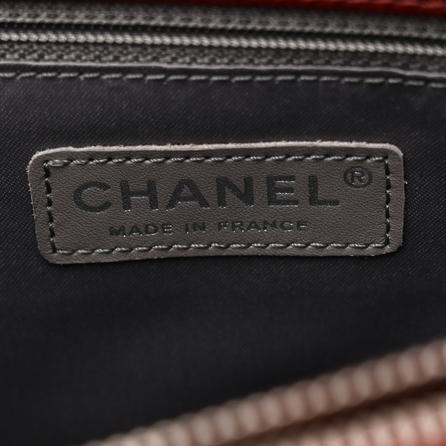 Chanel Caviar Quilted Grand Shopping Tote GST Burgundy 7 of 12