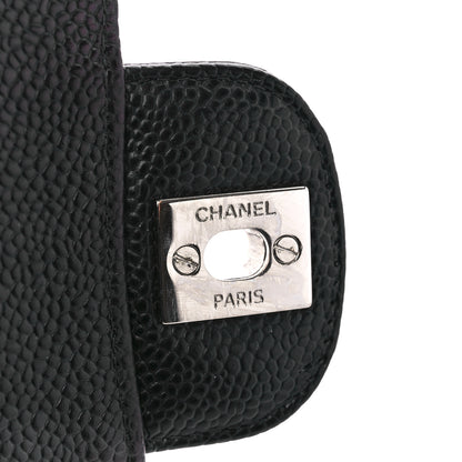 Chanel Caviar Quilted Medium Double Flap Black 7 of 11
