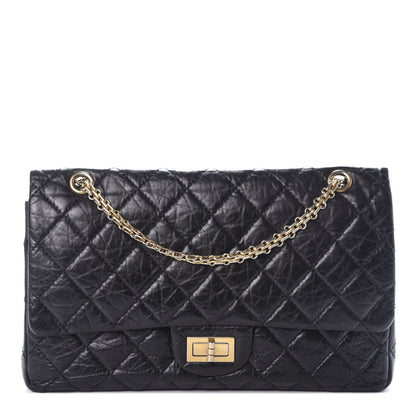 Chanel Aged Calfskin Quilted 2.55 Reissue 227 Flap Black 1 of 9