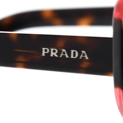 Prada Cat Eye Sunglasses SPR 11VF Pink Tortoise 5 of 8