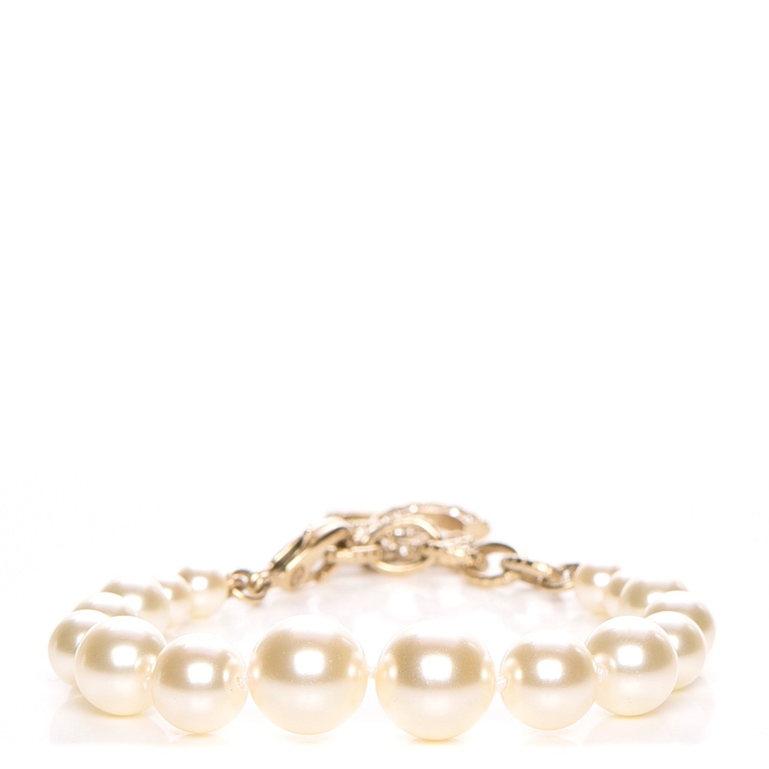 Chanel Pearl CC Bracelet Gold 1 of 6