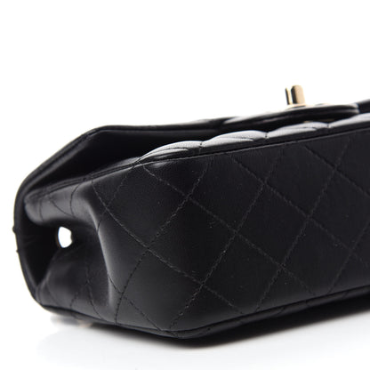 Chanel Lambskin Quilted Mini Rectangular Flap Black 6 of 11