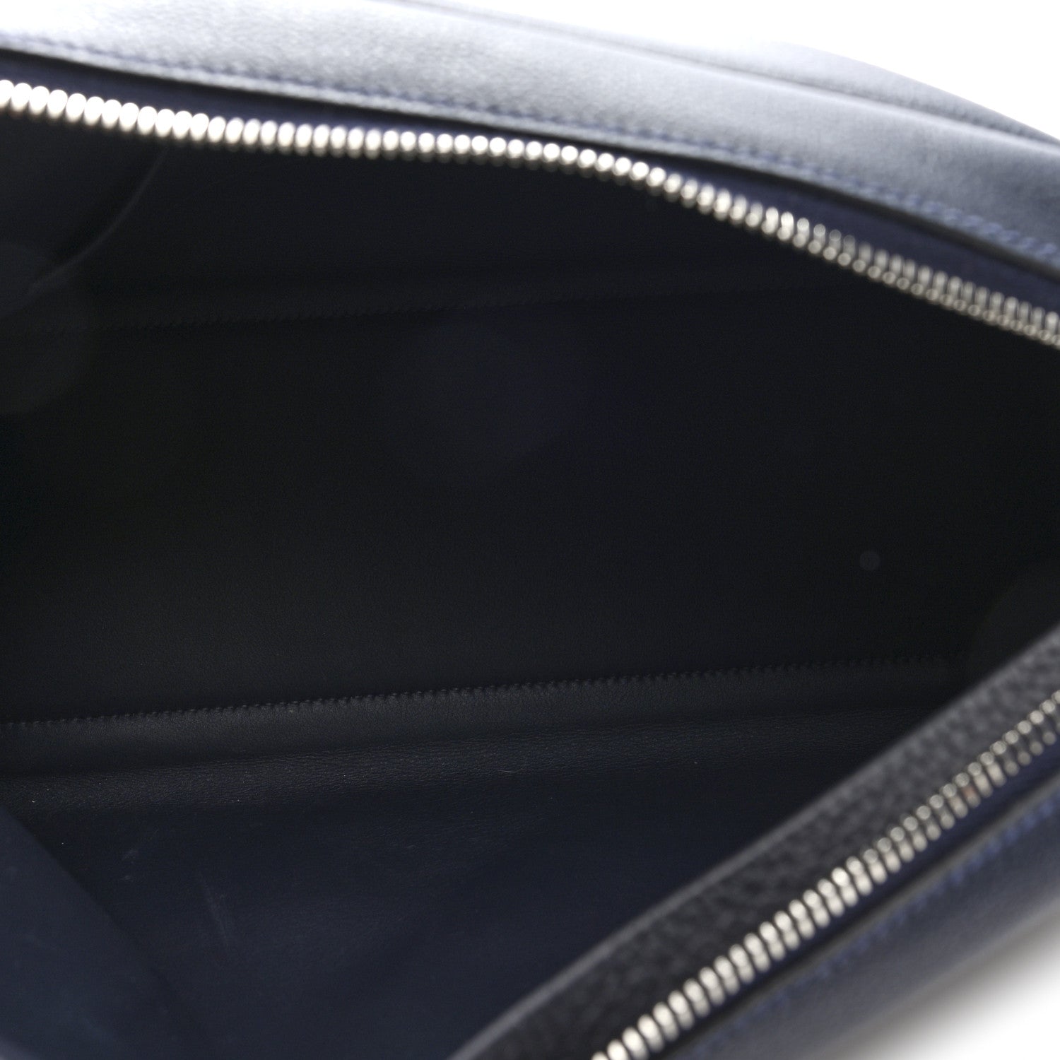 Hermes Evercolor Taurillon Clemence Petit Courrier Bag Bleu Nuit Caban 5 of 9
